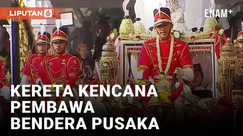 VIDEO: Ki Jaga Rasa, Kereta Kencana Pembawa Bendera Pusaka Upacara HUT RI ke-78 Pilihan Jokowi