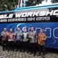 Hino Dirikan Posko dari Medan hingga Surabaya (Arief A/Liputan6.com)