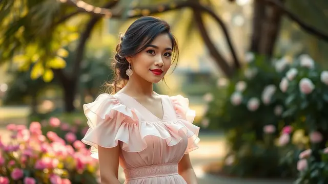 8 Inspirasi Gaun Elegan untuk Hadiri Pesta Pernikahan Bertema Pesta Kebun
