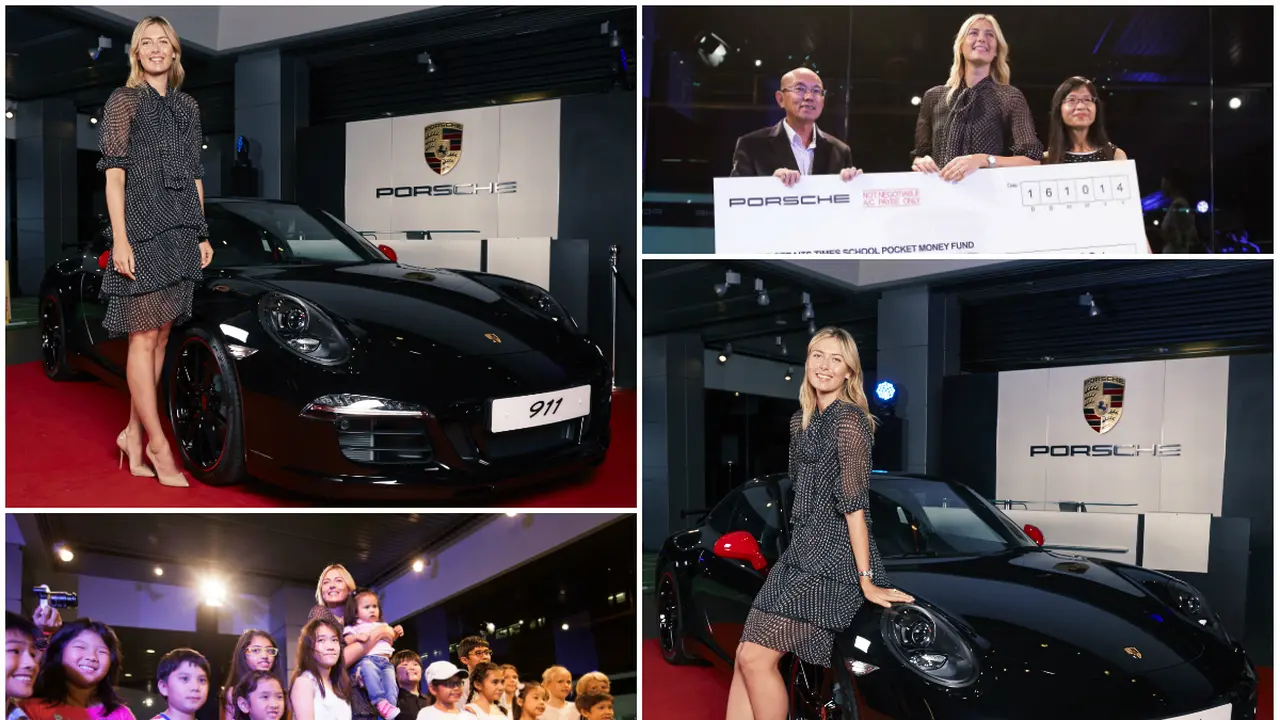 Raket Petenis Seksi Ini Jadi Buruan di Acara Porsche
