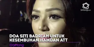 Siti Badriah ikut prihatin dengan kondisi pedangdut Hamdan ATT.