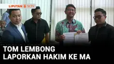 Setelah bebas dari rutan Cipinang usai menerima abolisi dari Presiden Prabowo, mantan Menteri Perdagangan, Thomas Trikasih Lembong (Tom Lembong) melaporkan Majelis Hakim yang memvonis dirinya ke Mahkamah Agung.
