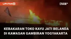 Beredar video viral terkait kebakaran besar yang menimpa toko kayu jati. Kebakaran tersebut terjadi di sekitar kawasan Gambiran, Yogyakarta
