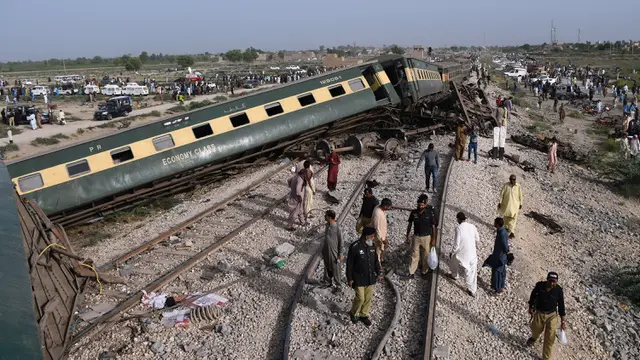 Kecelakaan Kereta Pakistan