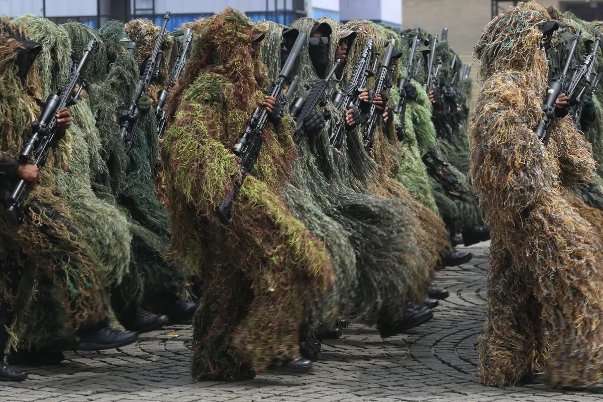 Ratusan Ribu Prajurit Ambil Bagian dalam Gladi Bersih HUT ke-80 TNI