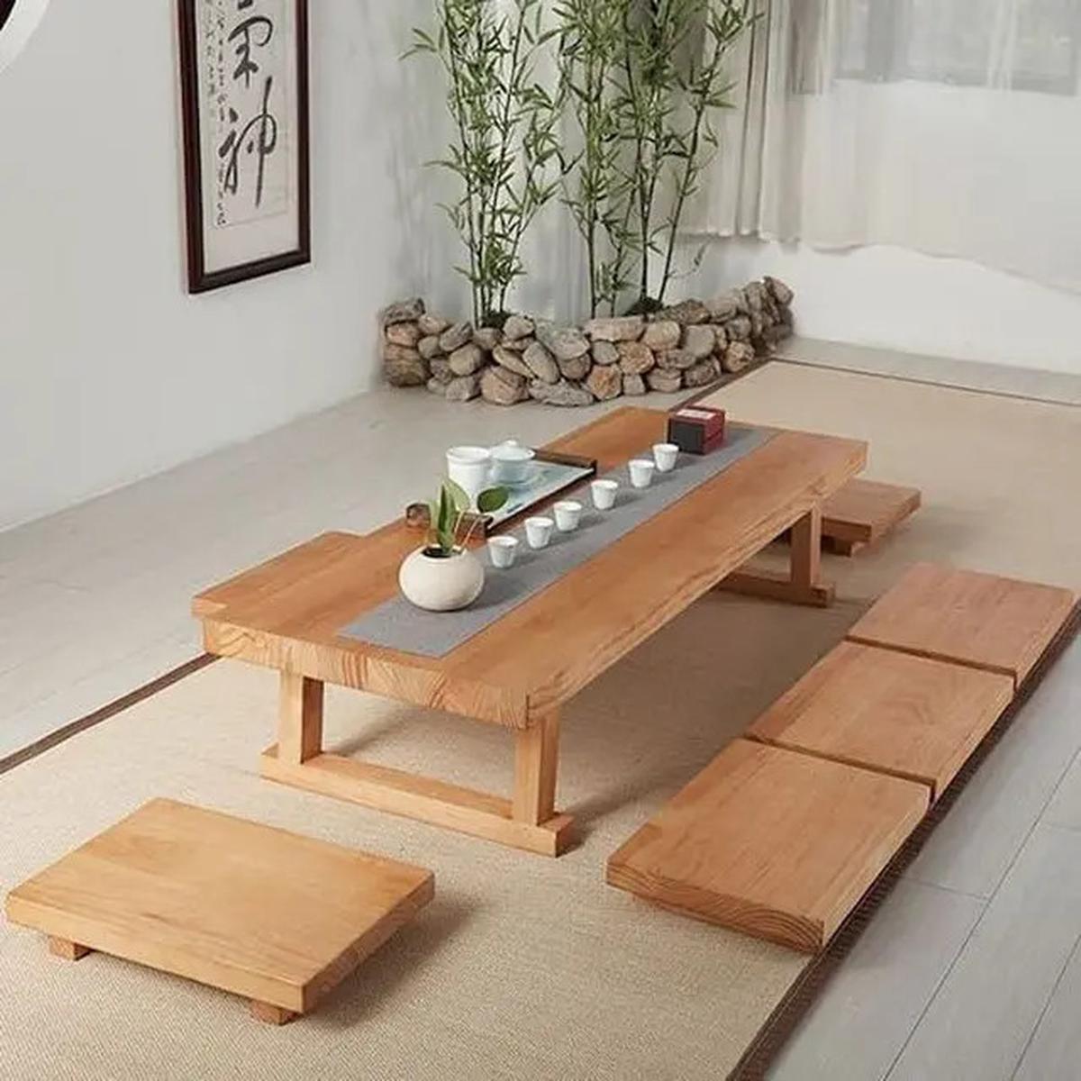 7 Desain Ruang Makan Lesehan di Rumah yang Minimalis, Nyaman dan Unik untuk Keluarga