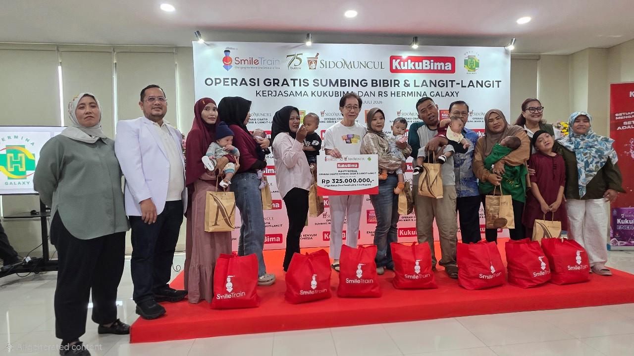 Senyum Baru untuk Anak Indonesia, Kepedulian Kuku Bima dan Tolak Angin Sido Muncul Hadir lewat Operasi Sumbing Bibir Gratis di Bekasi