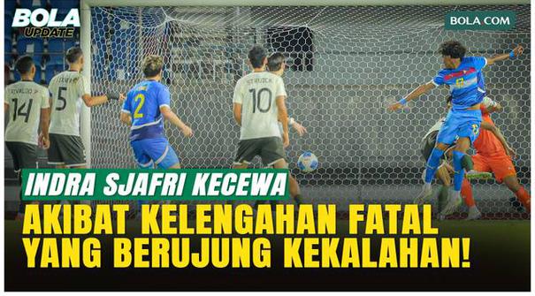 Timnas Indonesia U-22 harus mengawali SEA Games 2025 dengan kekalahan 0-1 dari Filipina pada laga Grup C yang digelar Senin (8/12/2025) malam di 700th Anniversary Stadium, Chiang Mai, Thailand. Indra Sjafri menyoroti kelengahan di akhir babak pertama...