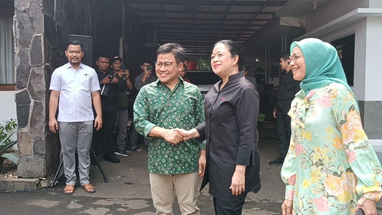 Sebelumnya, Puan Maharani bertemu dengan Ketua Umum Partai Kebangkitan Bangsa (PKB) Muhaimin Iskandar (Cak Imin) terlebih dahulu.