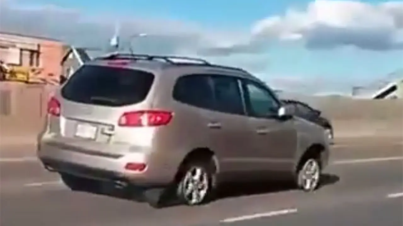 Nekad, Santa Fe Tanpa Roda Ini Ngacir di Jalan Tol