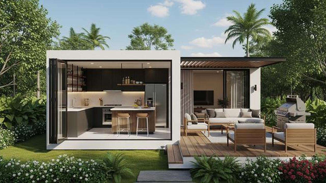 7 Model Rumah Mini Tapi Punya Dapur Terbuka dan Teras Belakang yang Cocok Buat BBQ