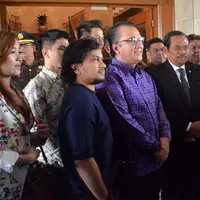 Anang dan Tantowi Kejaksaan Agung Berantas Pembajakan Musik (Foto: Galih W. Satria/Bintang.com)
