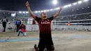 Penyerang AC Milan, Carlos Bacca berada pada urutan kedua top skor Serie A dengan enam gol dari sembilan kali penampilan bersama timnya. (REUTERS/Alessandro Garofalo)