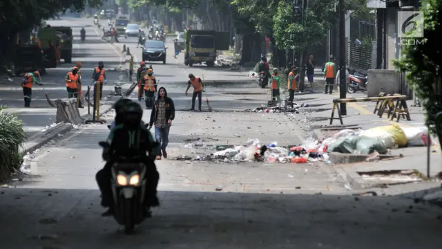 Kawasan Pasar Tanah Abang Lumpuh