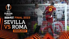Berita video highlights final Liga Europa, Sevilla kalahkan AS Roma lewat adu penalti, Kamis (1/6/23)