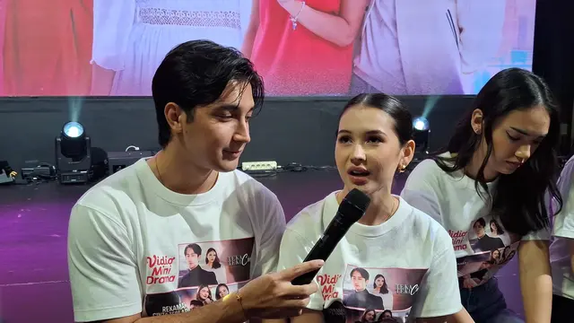 Sandrina Michelle dan Junior Roberts tampil di Vidio Mini Drama Pura-Pura Nikah