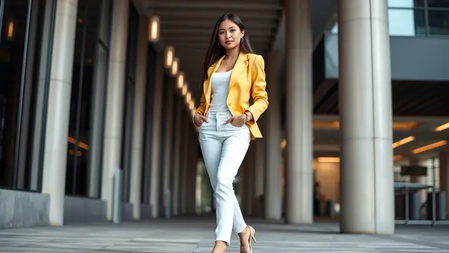 6 OOTD Pakai Celana Jeans Putih agar Tampil Chic, Bisa Buat Kantor dan Hangout