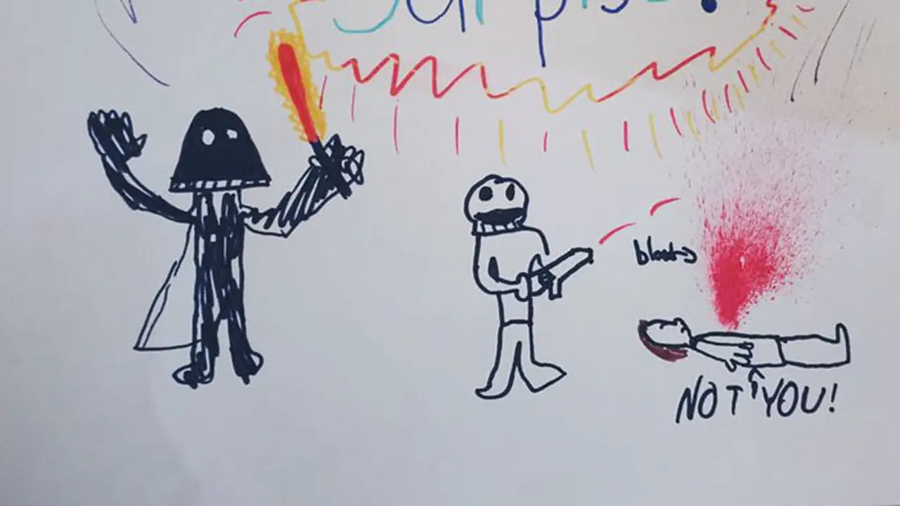 [Bintang] Meski Sadis, 10 Gambar Anak Ini Bikin Kamu Ngakak!
