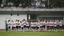 <p>Pemain Timnas Indonesia U-22 melakukan pemusatan latihan untuk SEA Games 2023 yang berlangsung di Lapangan A, Kompleks Stadion Utama Gelora Bung Karno (SUGBK), Kamis (02/03/2023). Pemusatan latihan ini akan berlangsung dari tanggal 1-16 Maret 2023. (Bola.com/Bagaskara Lazuardi)</p>
