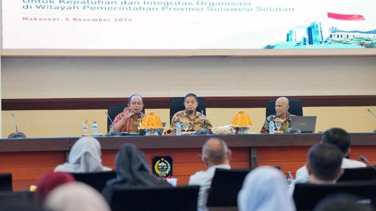 Pemprov Sulsel Gandeng BSN Terapkan ISO SMAP, Perkuat Integritas dan Tata Kelola Pemerintahan