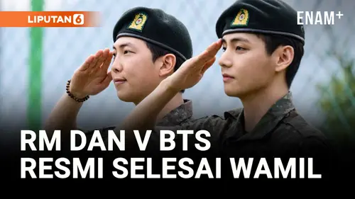  RM dan V BTS Resmi Selesai Wamil, Disambut Meriah oleh Ratusan Army dari Berbagai Negara