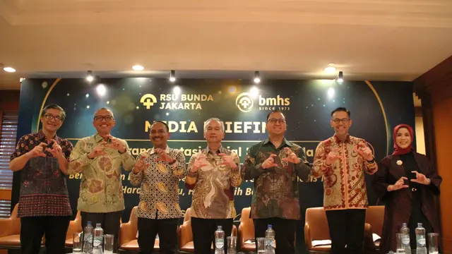 Kegiatan diskusi media yang digelar PT Bundamedik Tbk (BMHS) di kawasan Menteng, Jakarta Pusat (01/07)