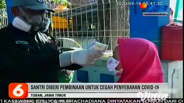 VIDEO: Tim Gugus Tugas COVID-19 Periksa Puluhan Santri yang Pulang ke Tuban