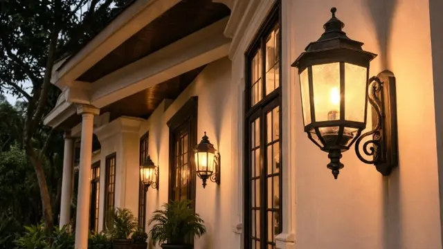 Ide Lampu Dinding Teras agar Rumah Terlihat Lebih Elegan (AI Generated)