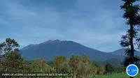 Penampakan Gunung Raung secara visual dai PPGA Raung (Istimewa)