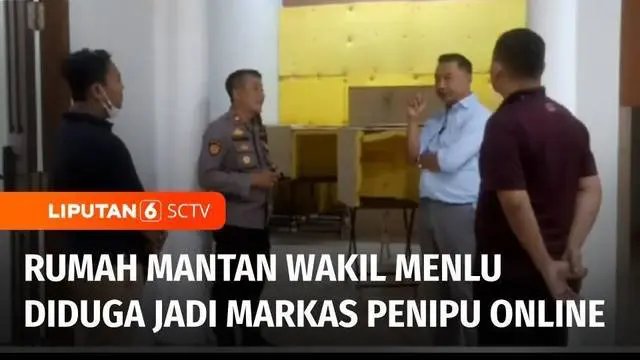 Rumah mantan Wakil Menteri Luar Negeri Dino Patti Djalal, yang berada di kawasan Kemang, Mampang Prapatan, Jakarta Selatan, diduga dijadikan markas sindikat jaringan internasional pelaku penipuan secara online.