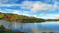 Telaga Cebong, Desa Sembungan, Dieng, Jawa Tengah. (Sumber Foto: ramenow/Instagram)