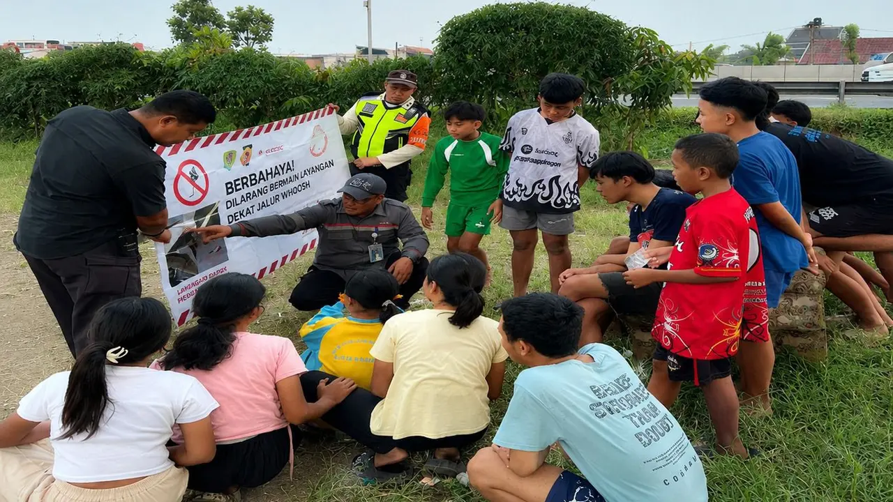 KCIC Menangani Gangguan 3.333 Layang-Layang Sekitar Jalur Kereta Cepat Whoosh