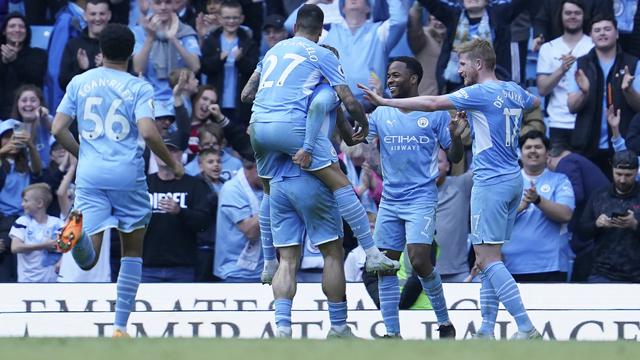 Raheem Sterling - Manchester City - Liga Inggris - 8 Mei 2022