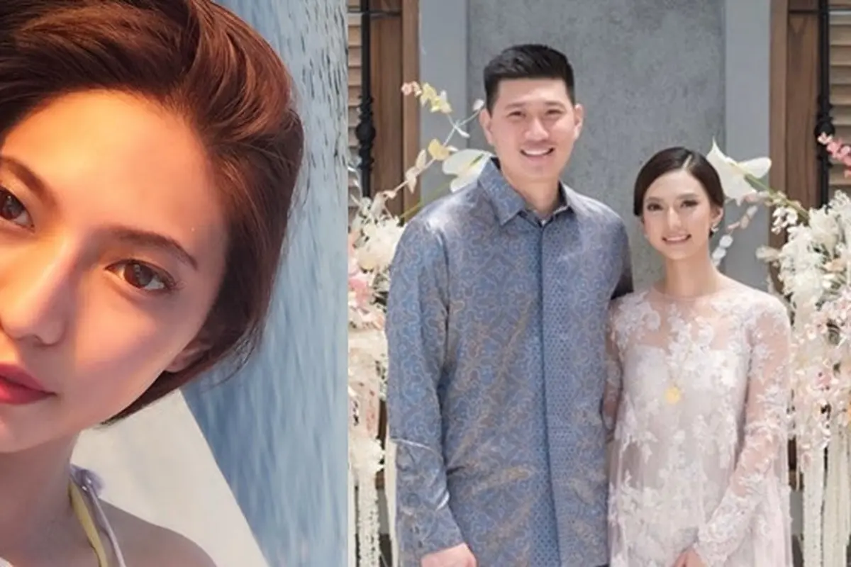 6 Momen Pertunangan Nadia Saphira, Cantik dengan Rambut di Sanggul