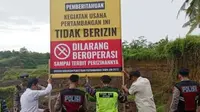 Polisi tutup belasan tambang galian c tidak berizin atau ilegal (Istimewa)