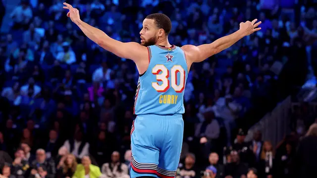 Stephen Curry menjadi MVP NBA All-Star 2025.