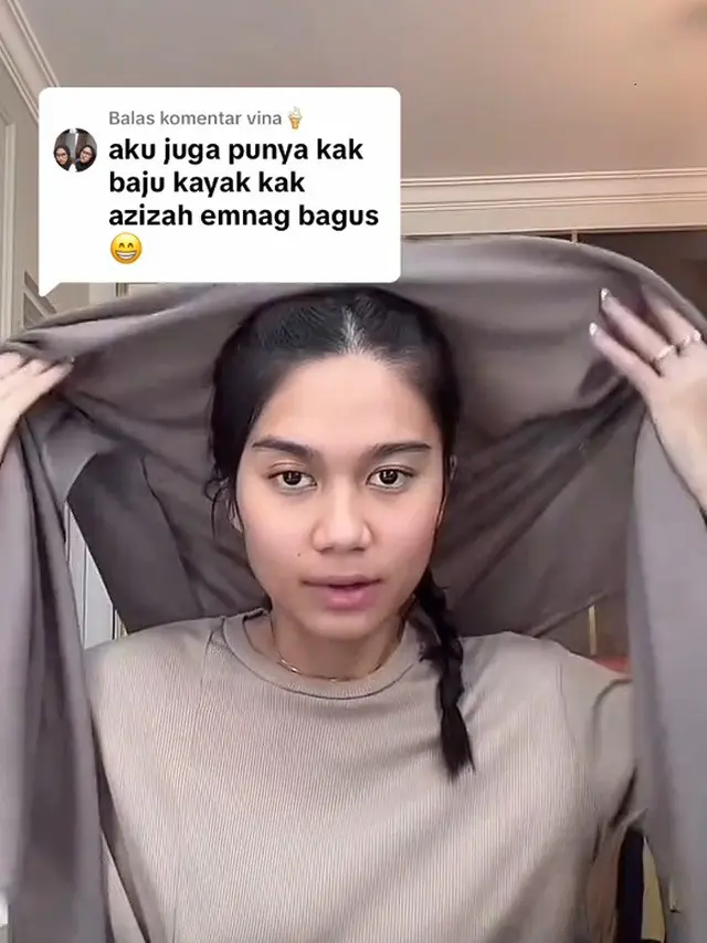 Azizah Salsha Istri Arhan Pakai Hijab