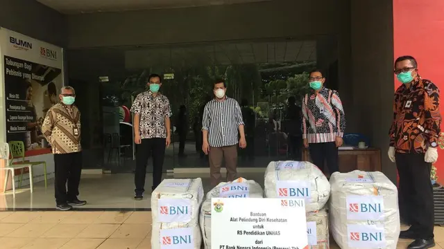 BNI Salurkan APD Kesehatan ke Tujuh Rumah Sakit Pendidikan & Laboratorium Rujukan di Universitas