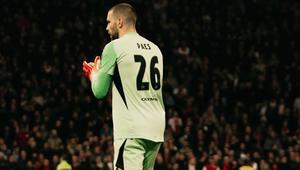 Maarten Paes menjalani debut bersama Ajax Amsterdam saat menjamu NEC Nijmegen dalam lanjutan Eredivisie 2025/2026 di Johan Cruyff ArenA, Minggu (22/2/2026) dini hari WIB. (Instagram Maarten Paes)