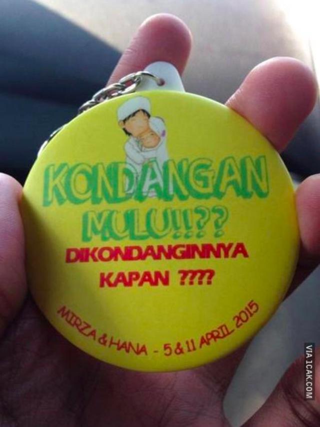 6 Suvenir Pernikahan Paling Nyeleneh, Bikin Gagal Paham