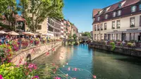 Ilustrasi kota Strasbourg di Prancis. (Unsplash/huguesdb)