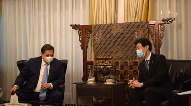 Menteri METI Jepang Kunjungi Menko Airlangga dan Bahas Kerja Sama Perdagangan, Investasi, IPEF hingga KTT G20