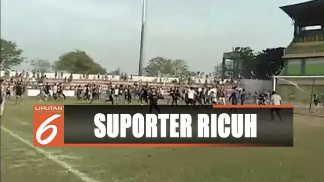 Suporter ricuh, pertandingan Persiku dan Persijab U-17 dihentikan saat menit 41 oleh panitia.