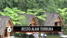 Restoran makan berkonsep alam terbuka di Bandung, Jawa Barat, ramai dikunjungi. Tidak hanya menikmati hidangan, pengunjung juga bisa berfoto ria atau naik perahu menyusuri danau. Restoran ini cocok untuk disambangi kala pandemi.
