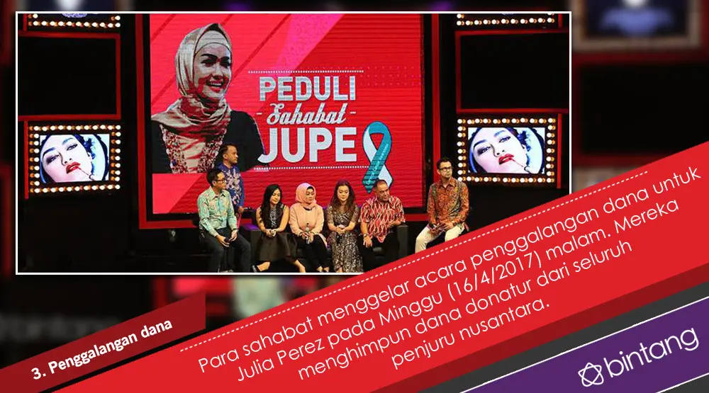 Kondisi Kesehatan Julia Perez Dorong Keprihatinan Sahabat. (Foto: Bambang E. Ros, Desain: Nurman Abdul Hakim/Bintang.com)
