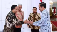 Bertemu 3 Capres, Jokowi: Saya Ajak Pemilu Tidak Saling Fitnah dan Menjelekkan