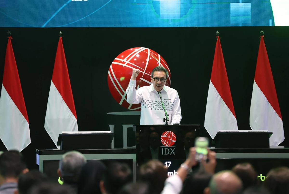FOTO: Superbank Resmi Melantai di Bursa Efek Indonesia