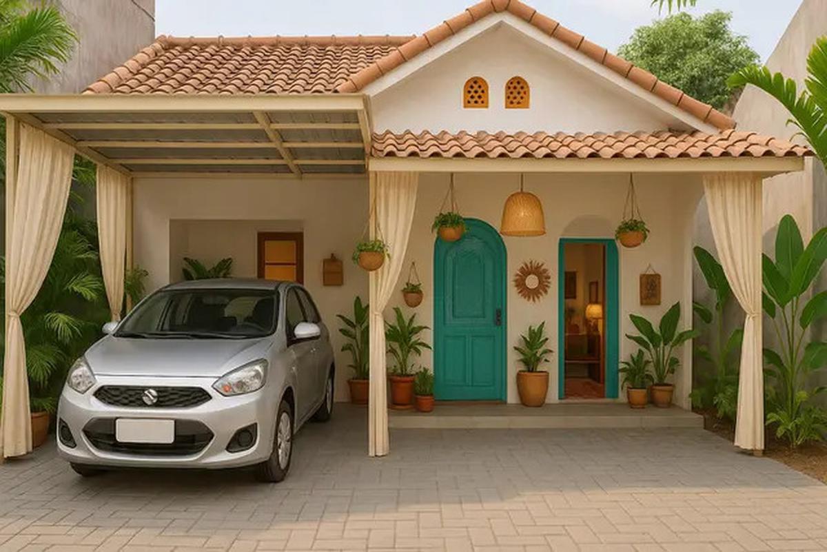 7 Desain Rumah Type 21 dengan Garasi, Fungsional untuk Motor dan Mobil