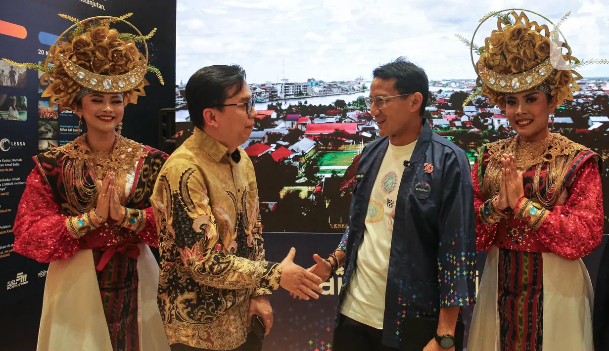 AKSILARASI dihadirkan dengan pendekatan berbasis pembangunan komunitas, dan berfokus pada pendampingan masyarakat dalam proses penciptaan produk kreatif unggulan hingga tahap monetisasi untuk mengisi ruang dan kebutuhan destinasi super prioritas. (Liputan6.com/Angga Yuniar)
