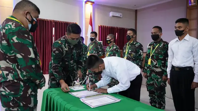 1.083 Putra  Daerah Sulawesi Tenggara Ikut Seleksi Bintara TNI AD Tahun Angkatan 2021.(Liputan6.com/Dok Korem 143 Halu Oleo)